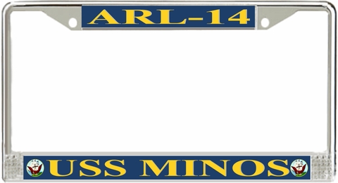 USS Minos ARL-14 License Plate Frame