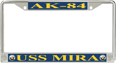 USS Mira AK-84 License Plate Frame