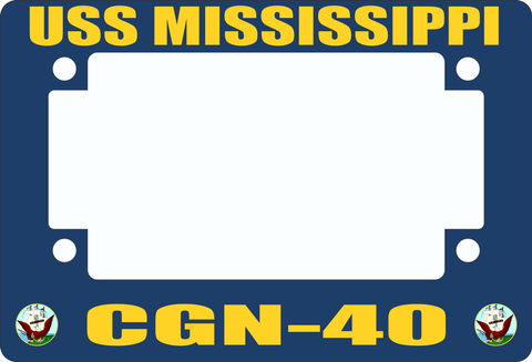USS Mississippi CGN-40 Motorcycle Frame