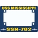 USS Mississippi SSN-782 Motorcycle Frame
