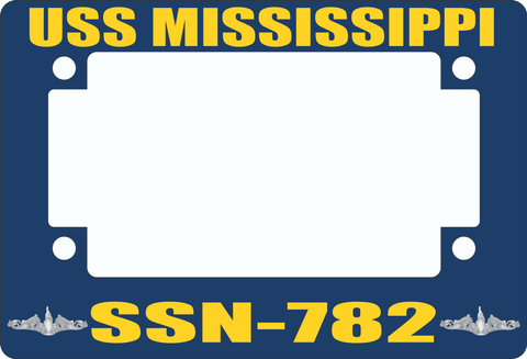 USS Mississippi SSN-782 Motorcycle Frame