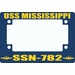USS Mississippi SSN-782 Motorcycle Frame