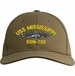USS Mississippi SSN-782 with Dolphins Custom Embroidered Cap