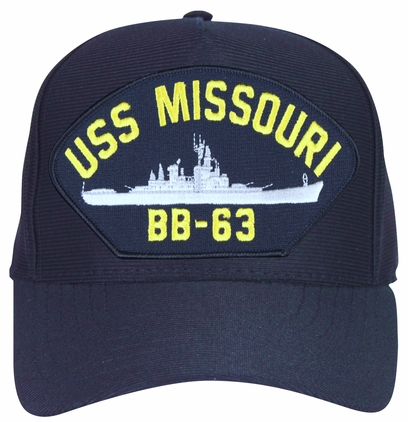 USS Missouri BB-63 Ship Cap