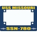 USS Missouri SSN-780 Motorcycle Frame