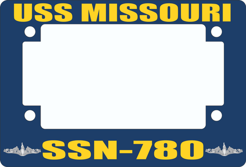 USS Missouri SSN-780 Motorcycle Frame
