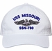 USS Missouri SSN-780 with Dolphins Unstructured Dad Cap