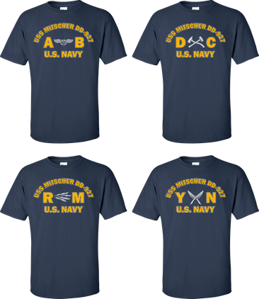USS MITSCHER DD-927 Rates Apparel