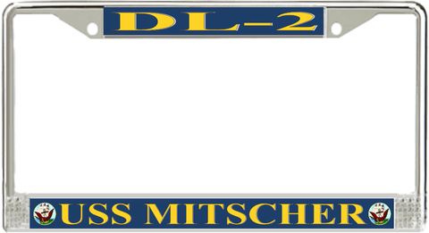 USS Mitscher DL-2 License Plate Frame