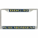 USS Momsen DDG-92 License Plate Frame