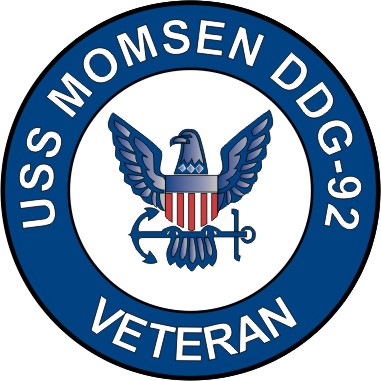 USS Momsen DDG-92 Veteran Decal Sticker