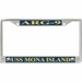 USS Mona Island ARG-9 License Plate Frame