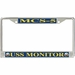 USS Monitor MCS-5 License Plate Frame