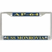 USS Monrovia AP-64 License Plate Frame