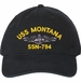USS Montana SSN-794 with Dolphins Unstructured Dad Cap