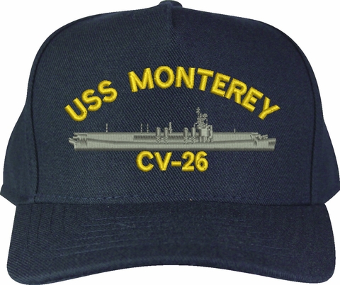 USS Monterey CV-26 U.S. Made Cap