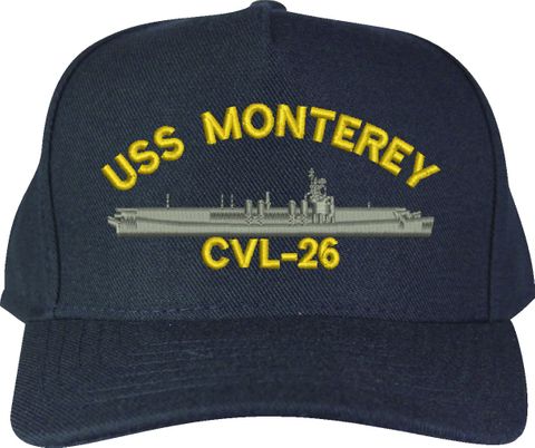 USS Monterey CVL-26 U.S. Made Cap
