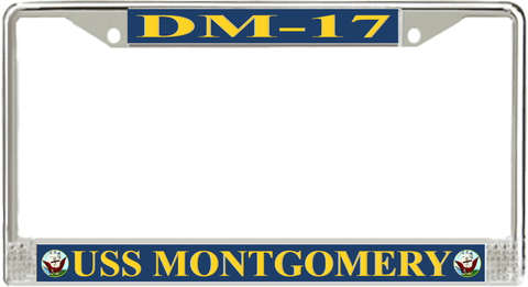 USS Montgomery DM-17 License Plate Frame
