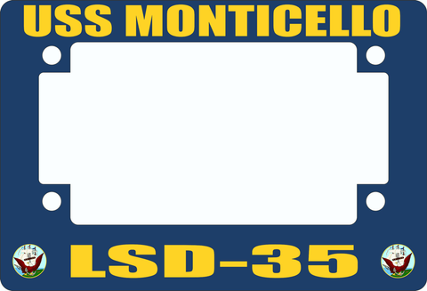 USS Monticello LSD-35 Motorcycle Frame