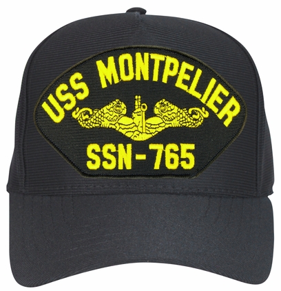 USS Montpelier SSN-765 ( Gold Dolphins ) Submarine Officer Cap