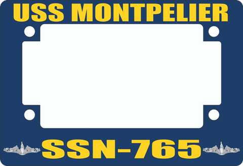 USS Montpelier SSN-765 Motorcycle Frame