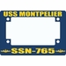 USS Montpelier SSN-765 Motorcycle Frame
