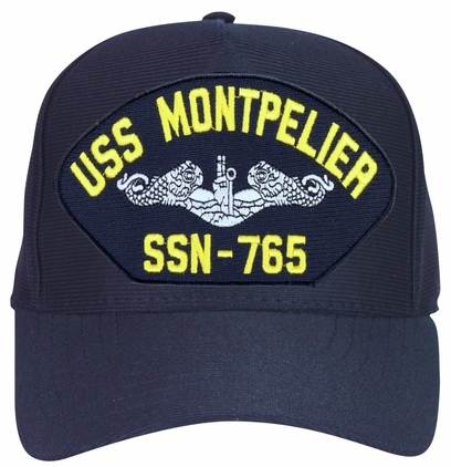 USS Montpelier SSN-765 ( Silver Dolphins ) Submarine Enlisted Cap
