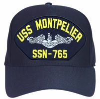 HAWKINS MILITARY MERCHANTS U.S. Submarine Service Veteran Hat - Navy Blue Ball Cap With Dolphins Pin & Free Sticker