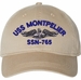 USS Montpelier SSN-765 with Dolphins Unstructured Dad Cap