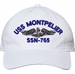 USS Montpelier SSN-765 with Dolphins Unstructured Dad Cap