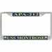 USS Montrose APA-212 License Plate Frame