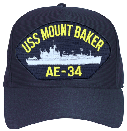 USS Mount Baker AE-34 Ships Ball Cap