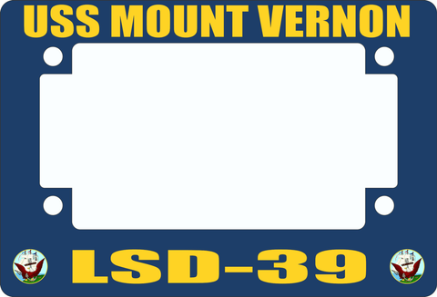 USS Mount Vernon LSD-39 Motorcycle Frame