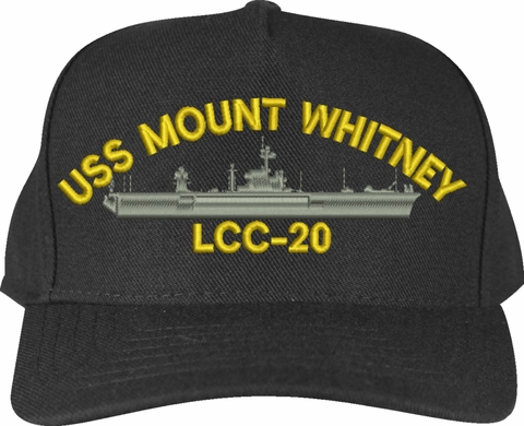 USS Mount Whitney LCC-20 Custom Embroidered Cap