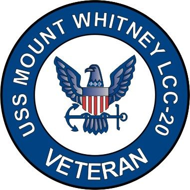 USS Mount Whitney LCC-20 Veteran Decal Sticker