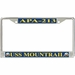 USS Mountrail APA-213 License Plate Frame