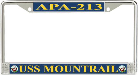 USS Mountrail APA-213 License Plate Frame