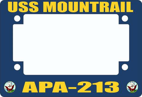 USS Mountrail APA-213 Motorcycle Frame