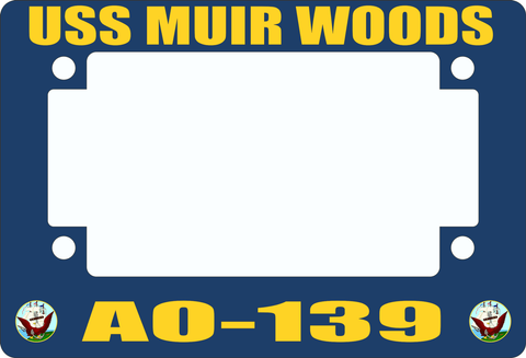 USS Muir Woods AO-139 Motorcycle Frame