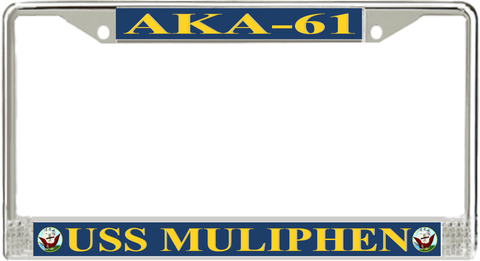 USS Muliphen AKA-61 License Plate Frame
