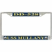USS Mullany DD-528 License Plate Frame