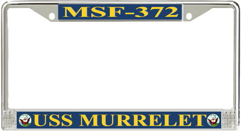 USS Murrelet MSF-372 License Plate Frame