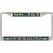 USS Muskallunge SS-262 License Plate Frame