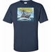 USS Mustin DDG-89 Printed Art T-Shirt