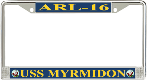 USS Myrmidon ARL-16 License Plate Frame