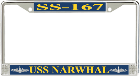 USS Narwhal SS-167 License Plate Frame