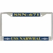 USS Narwhal SSN-671 License Plate Frame