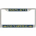 USS Narwhal SSN-671 License Plate Frame
