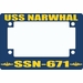USS Narwhal SSN-671 Motorcycle Frame