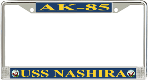 USS Nashira AK-85 License Plate Frame